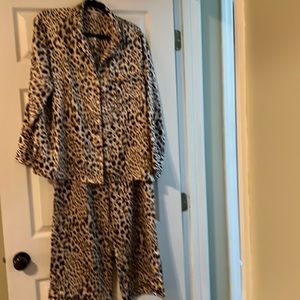 Victoria Secret Leopard print pajamas